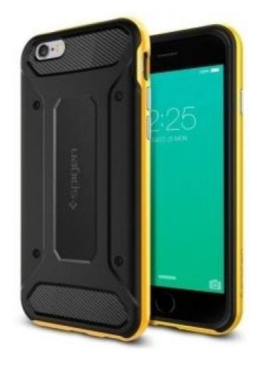 Чохол-накладка Spigen для Apple iPhone 6/6s - Neo Hybrid Carbon Reventon Yellow