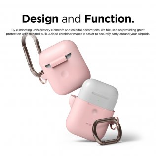 Чохол Elago for Airpods - A2 Hang Lovely Pink with Wireless Charging (EAP2SC-HANG-PK)