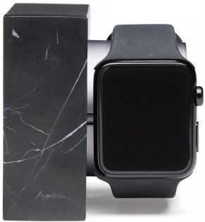 Док-станція Native Union Dock for Apple Watch - Black Marble Edition (DOCK-AW-MB-BLK)
