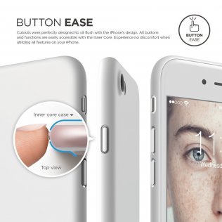 Чохол Elago for Apple iPhone 8/7/SE - Inner Core Case White (ES7SIC-WH)