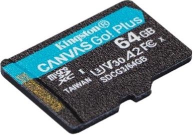 Карта пам'яті Kingston Canvas Go Plus Micro SDXC 64GB SDCG3/64GBSP