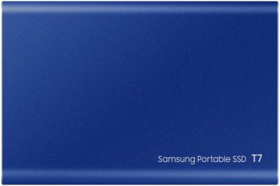 Зовнішній твердотільний накопичувач Samsung T7 500GB Indigo Blue (MU-PC500H/WW)