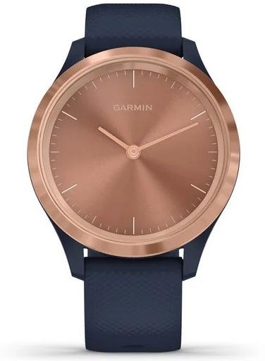 Смарт годинник Garmin Vivomove 3S Rose Gold Stainless Steel Bezel with Navy Case and Silicone Band (010-02238-23/03)