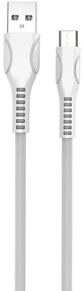 Кабель ColorWay Line Drawing AM / Micro USB 1m White (CW-CBUM028-WH)