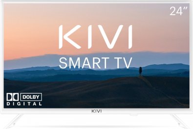 Телевізор LED Kivi 24H600KW (Smart TV, Wi-Fi, 1366x768) White