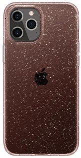 Чохол-накладка Spigen для iPhone 12/12 Pro - Liquid Crystal Glitter Rose Quartz