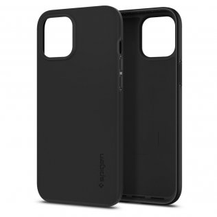 Чохол-накладка Spigen для iPhone 12 Pro Max - Thin Fit Black