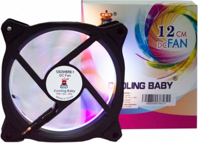 Вентилятор для корпуса Cooling Baby Rainbow HB (12025HBRB-1)