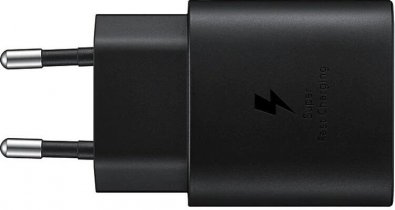 Зарядний пристрій Samsung EP-TA800NBEGRU 25W PD3.0 with Type-C cable Black