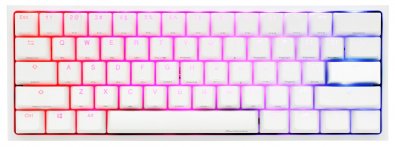 Клавіатура, Ducky One 2 Mini, RGB LED, USB, White (Cherry Blue)