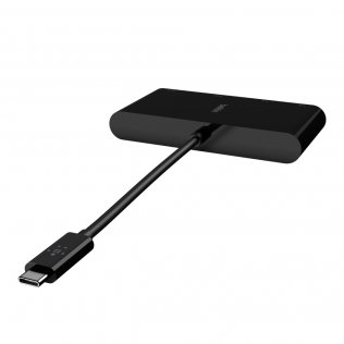USB-хаб Belkin Type-C MultimediaAdapter Black (AVC005BTBK)