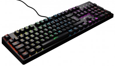 Клавіатура Xtrfy K4 RGB Kailh Red UA Black (XG-K4-RGB-R-UKR)