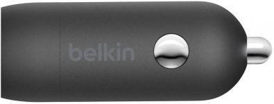 Зарядний пристрій Belkin 20W USB-C PD Car Charger (CCA003BTBK)