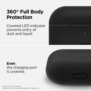 Чохол Elago for Airpods Pro - Silicone Hand Case Black (EAPPOR-HANG-BK)