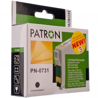 Сумісний картридж PATRON (Україна) for Epson T07314 Black (CI-EPS-T07314-B3-PN)