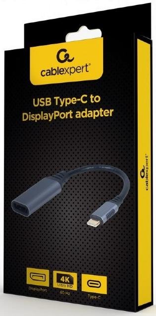 Кабель Cablexpert 4K 60Hz Type-C / DP Gray (A-USB3C-DPF-01)