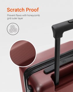 Дорожня сумка Xiaomi Ninetygo PC Luggage 24inch Wine Red (6972619238768)