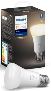 Смарт-лампа Philips Hue Single Bulb E27 White (929001821618)
