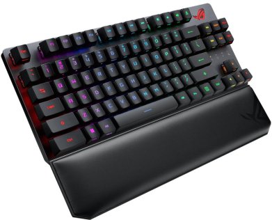 Клавіатура ASUS ROG Strix Scope RGB RX Red TKL Wireless Deluxe Black (90MP02J0-BKRA00)