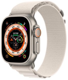 Смарт годинник Apple Watch Series Ultra 49mm Titanium Case with Starlight Alpine Loop