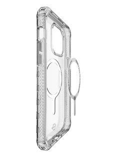 Чохол iTSkins for iPhone 14 Pro SUPREME R CLEAR with MagSafe Transparent White Print (AP4X-MGCLR-TRPR)