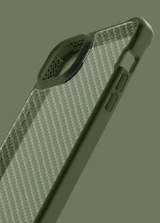 Чохол iTSkins for iPhone 14 Plus HYBRID R TEK Olive Green and Transparent (AP4R-HBTEK-KATR)