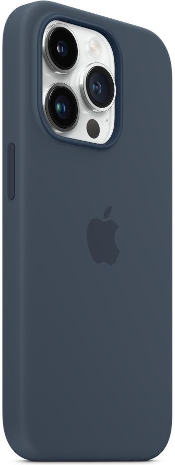 Чохол Apple for iPhone 14 Pro - Silicone Case with MagSafe Storm Blue (MPTF3)