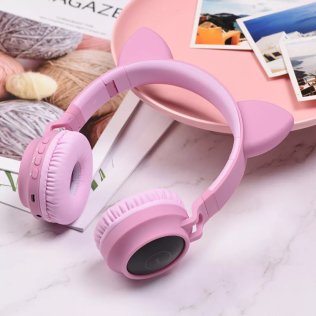 Гарнітура Hoco W27 Cat Ear Pink (30804)