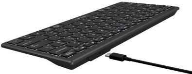 Клавіатура компактна A4tech FX61 Fstyler USB Grey