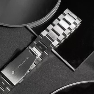Ремінець Xiaomi Amazfit/Samsung - Stainless Steel 20mm Black (32576black)