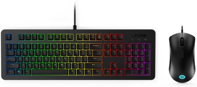 Комплект клавіатура+миша ігровий Lenovo Legion KM300 RGB Gaming Combo ENG/UKR Black (GX31L16652)