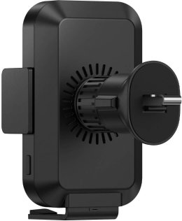 Кріплення для мобільного телефону Baseus Halo Electric Wireless Charging Car Mount 15W Black (SUDD000001)