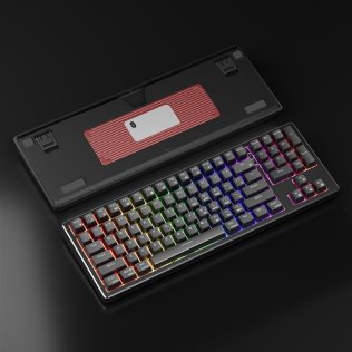 Клавіатура 1stPlayer GA87 Red Switch Black