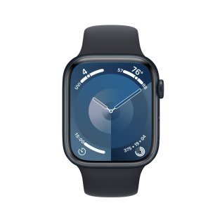Смарт годинник Apple Watch Series 9 GPS 45mm Midnight Aluminium Case with Midnight Sport Band - S/M (MR993)