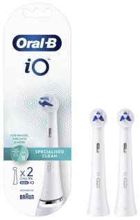 Насадка для зубної щітки Braun Oral-B iO Specialised Clean White 2pcs (iO Specialised Clean Wh 2)