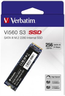 SSD-накопичувач Verbatim Vi560 S3 2280 SATA III 256GB (49362)