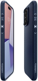 Чохол Spigen for Apple iPhone 15 Pro - Liquid Air Navy Blue (ACS06705)