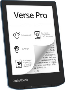 Електронна книга Pocketbook 634 Verse Pro Azure (PB634-A-CIS)