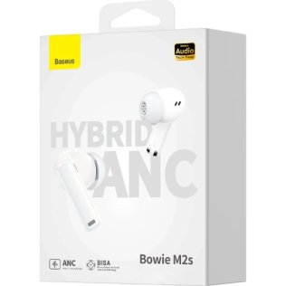 Навушники Baseus Bowie M2s TWS Bluetooth White (NGTW350102)