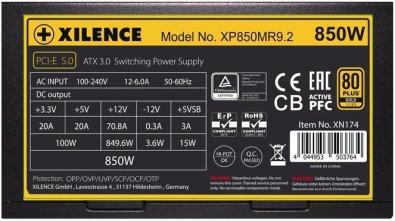  Блок живлення Xilence 850W Performance X plus (XP850MR9.2)