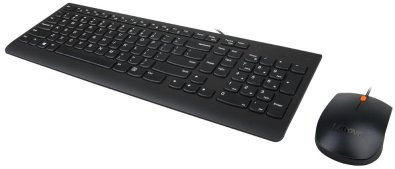 Комплект клавіатура+миша Lenovo 300 USB Combo UKR USB Black (GX31D64833)