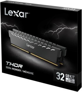 Оперативна пам’ять Lexar Thor Dark Grey DDR4 2x16GB (LD4BU016G-R3200GDXG)