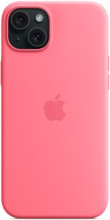 Чохол Apple for iPhone 15 Plus - Silicone Case with MagSafe Pink (MWNE3)