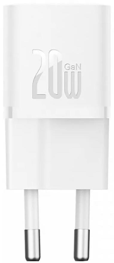 Зарядний пристрій Baseus GaN5S Fast Charger 1C 20W White (P10162503213-00)