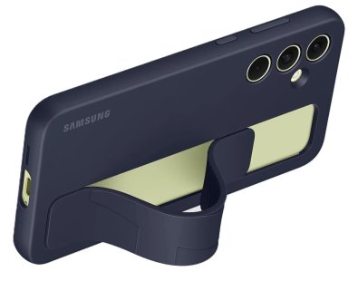 Чохол Samsung for Samsung A55 A556 - Standing Grip Case Blue Black (EF-GA556TBEGWW)