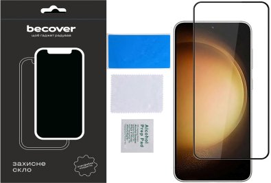 Захисне скло BeCover for Samsung S24 SM-S921 - Black (711037)