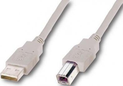 Кабель USB ATcom AM / BM 3 м білий
