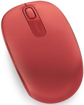 Мишка Microsoft 1850 Wireless червона