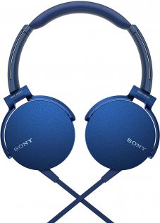Гарнітура Sony MDR-XB550AP синя