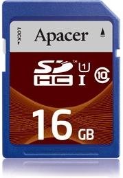 Карта пам'яті Apacer SDHC UHS-I U1 Class 10 16GB AP16GSDHC10U1-R